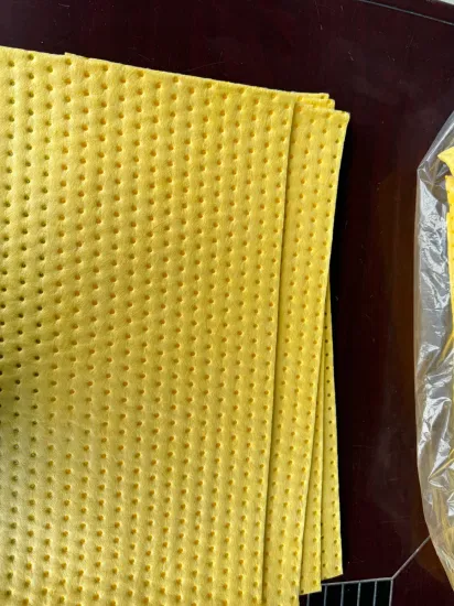 100% PP Perforated Chemical Oil Absorbent Roll Oil Spill Sorbent Roll for Spill Control